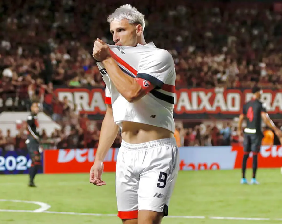 São Paulo Secures First Win Under New Coach Zubeldía. (Photo Internet reproduction)