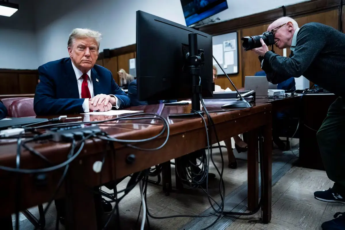Trump's Trial Begins Amid Claims of Political Persecution. (Photo Internet reproduction)