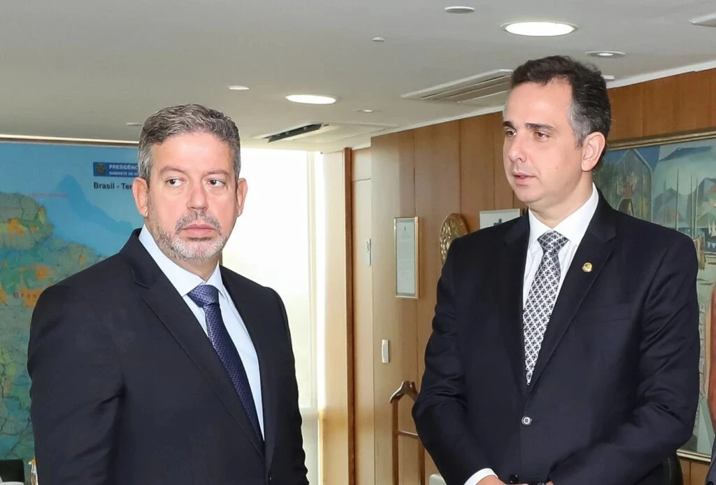 Musk and Moraes Clash Highlights Brazilian Political Divide - Arthur Lira and Rodrigo Pacheco. (Photo Internet reproduction)