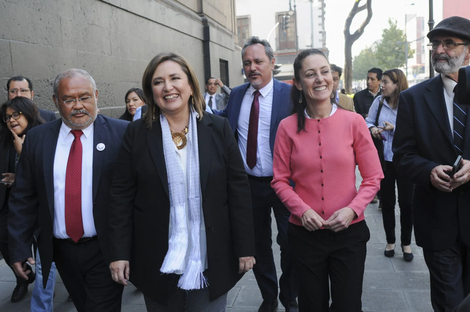 Galvez and Sheinbaum