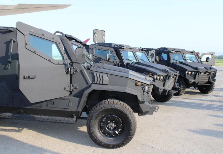 Haiti Police armored cars