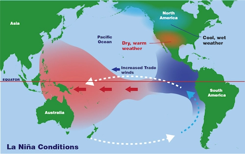 Weather Whiplash: La Niña Shakes Up Latin America's Climate and Economy. (Photo Internet reproduction)
