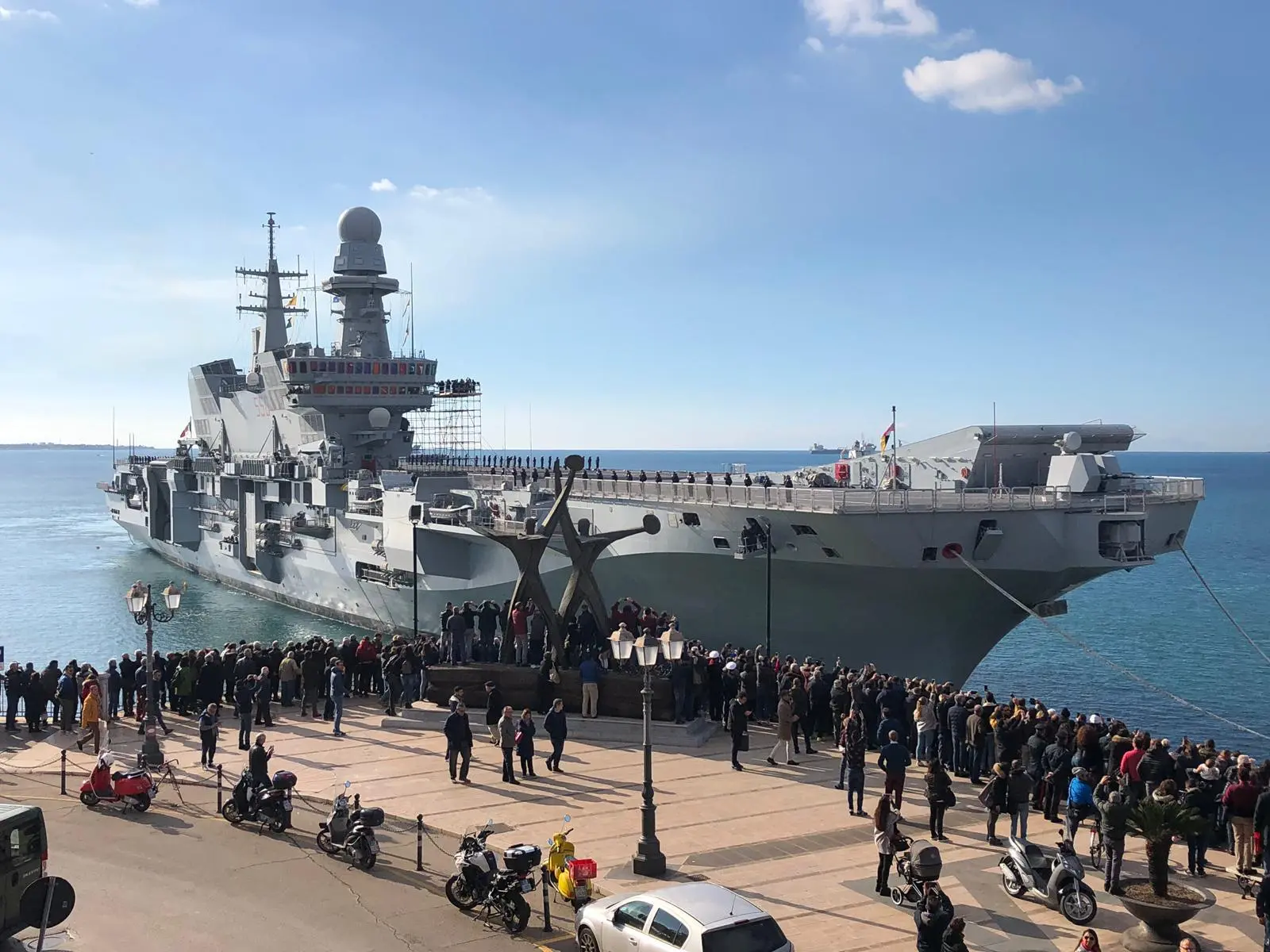 Italian Navy's Historic Pitch Black Participation in the Indo-Pacific - Cavour. (Photo Internet reproduction)