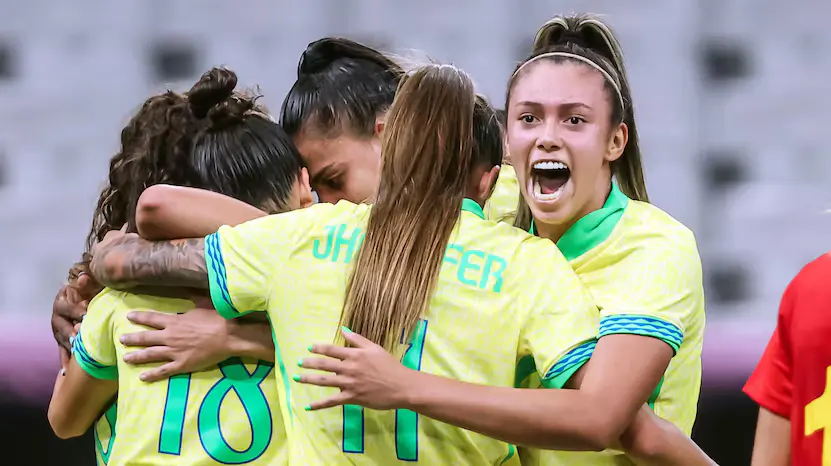 Brazil Triumphs Over Spain, Eyes Olympic Gold in Women's Football. (Photo Internet reproduction)