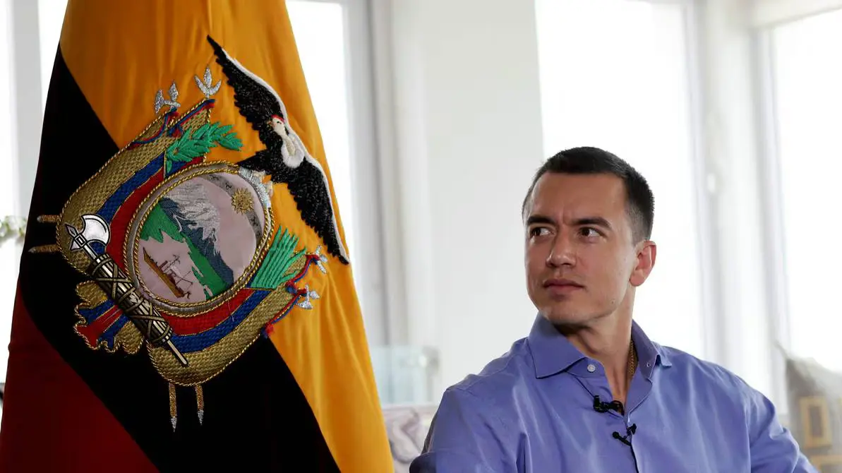 Ecuador's 2025 Elections: President Noboa Aims for Re-election Amid Challenges. (Photo Internet reproduction)