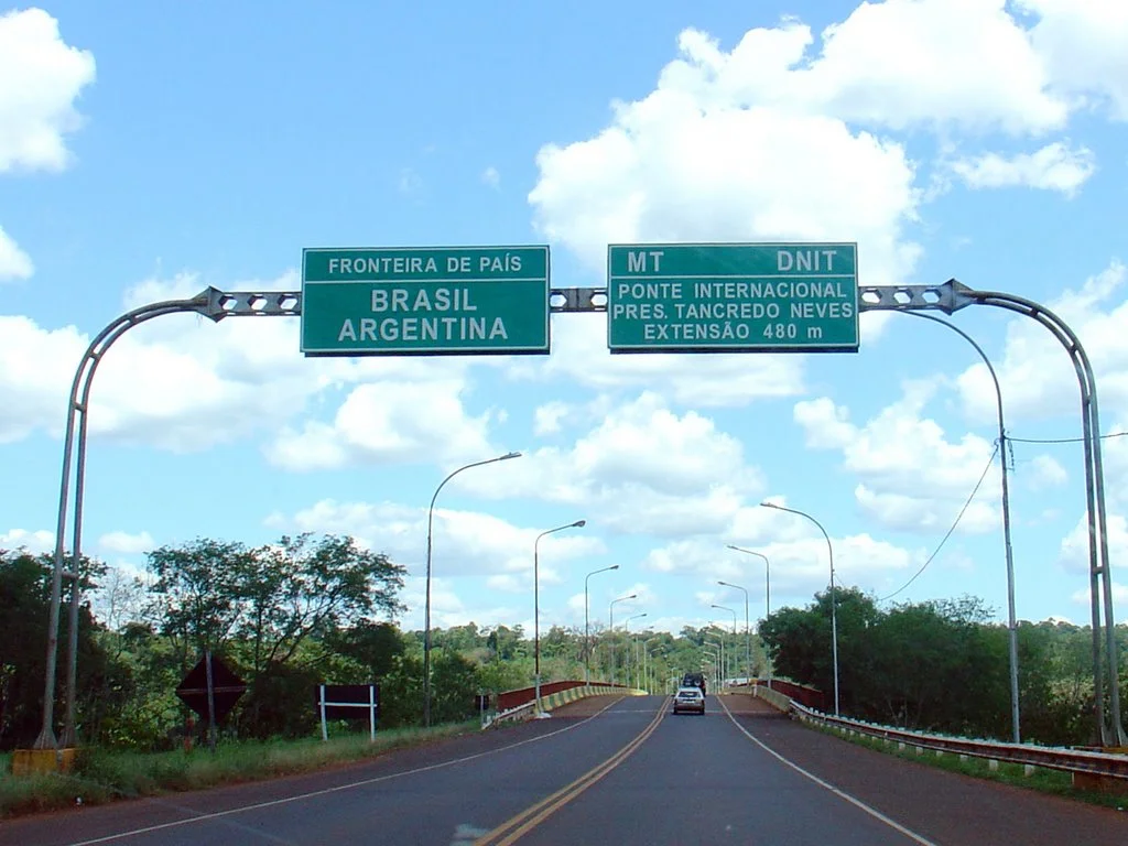 Border Brazil Argentina