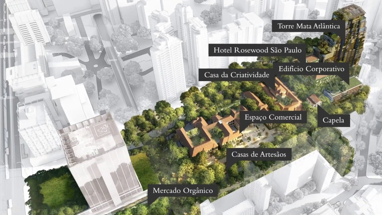 São Paulo's Hospital Matarazzo Reborn as Luxury Cultural Complex. (Photo Internet reproduction)