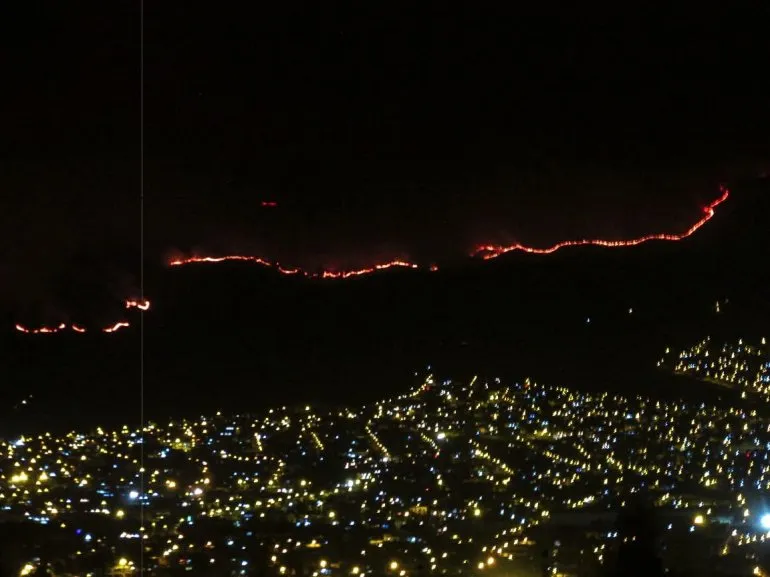 Quito fires