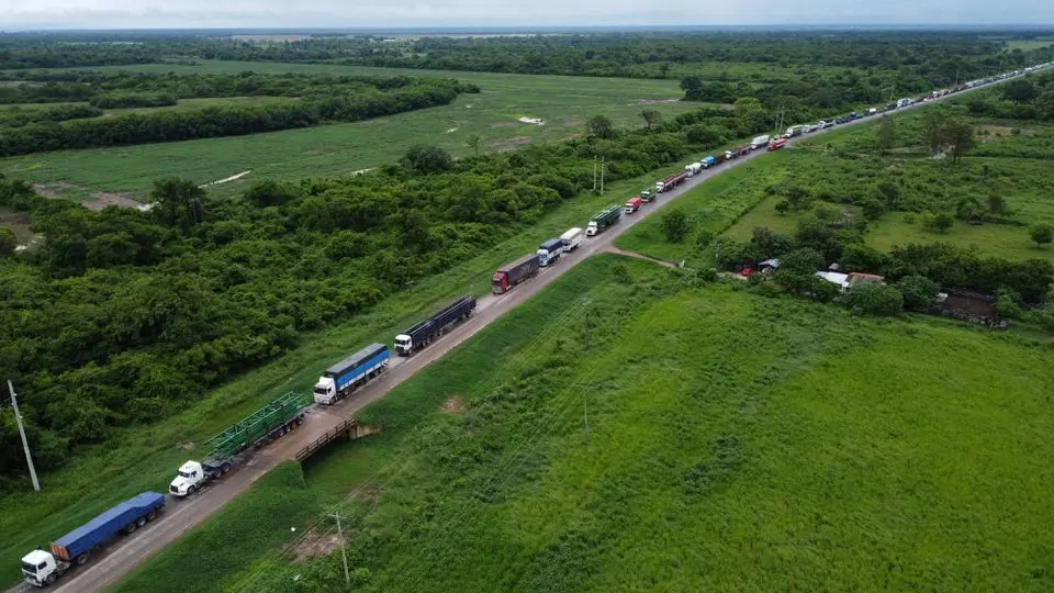Road Blockage Bolivia