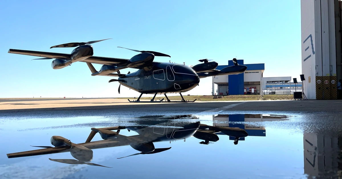 Brazilian Embraer’s Eve Nears 2,700 eVTOL Orders