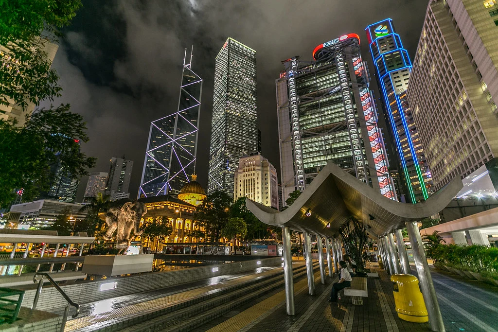Hong kong central district