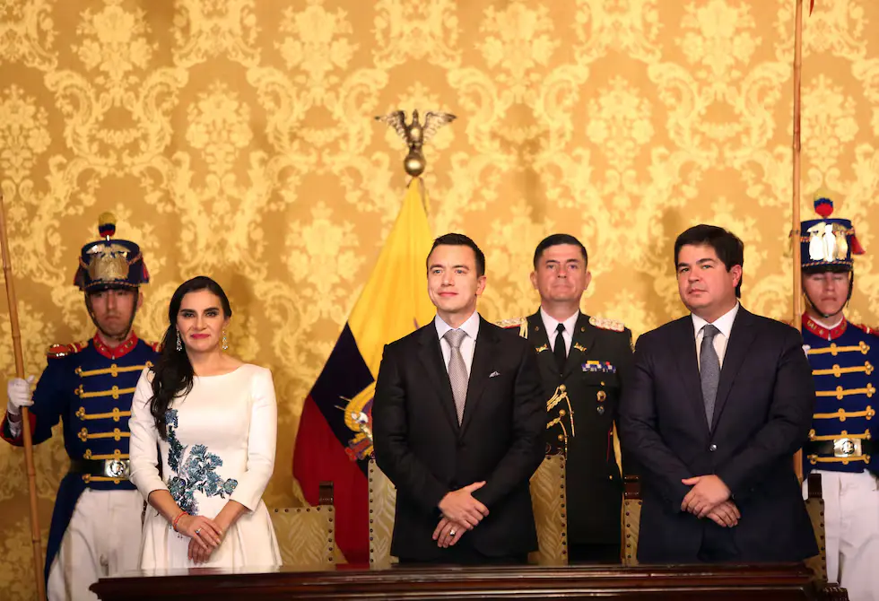 Ecuador's Noboa Suspends Vice President Abad Amid Political Tensions