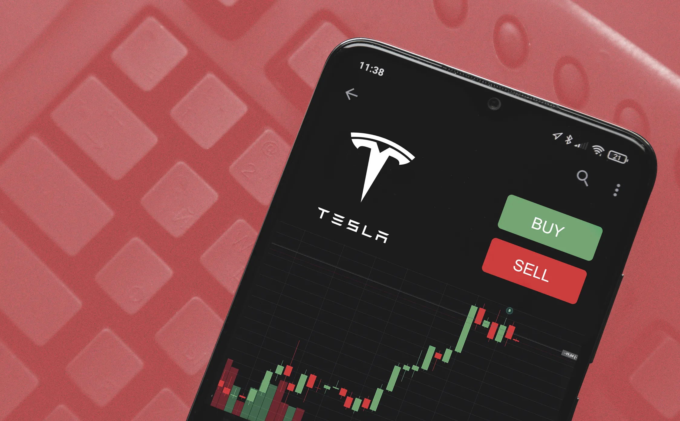 Tesla shares