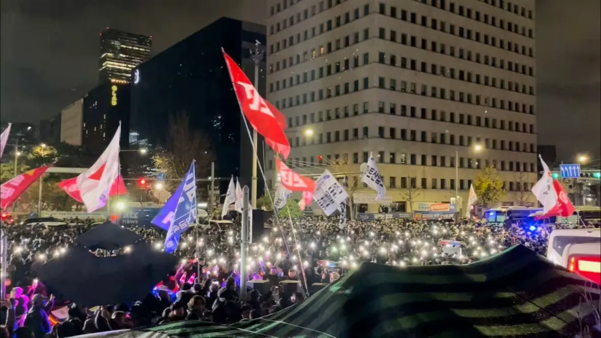 South Korea's Parliament Blocks Yoon's Martial Law, Forces Military Withdrawal. (Photo Internet reproduction)