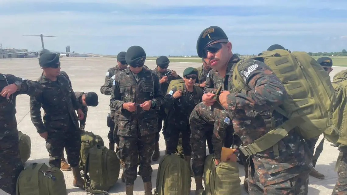 Haiti's Gang Crisis: Central American Troops Join the Fight. (Photo Internet reproduction)