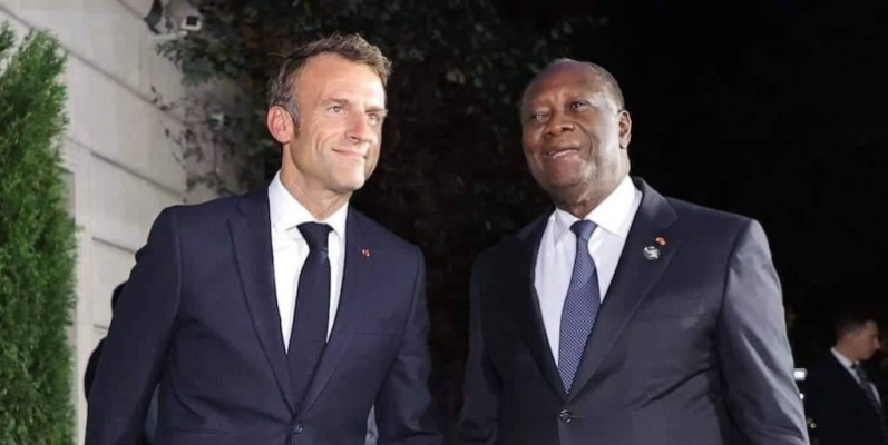 Voices from Abidjan: Ivory Coast’s Rumored Revolt and the Pulse of a Rising Africa - Emmanuel Macron and Alassane Ouattara