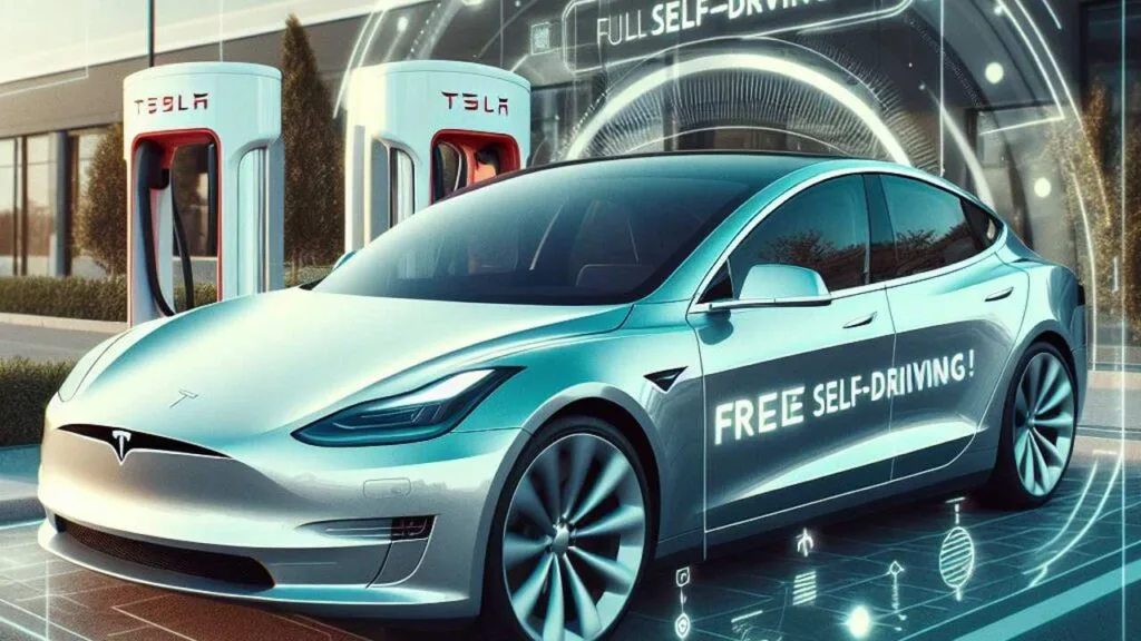 tesla self driving