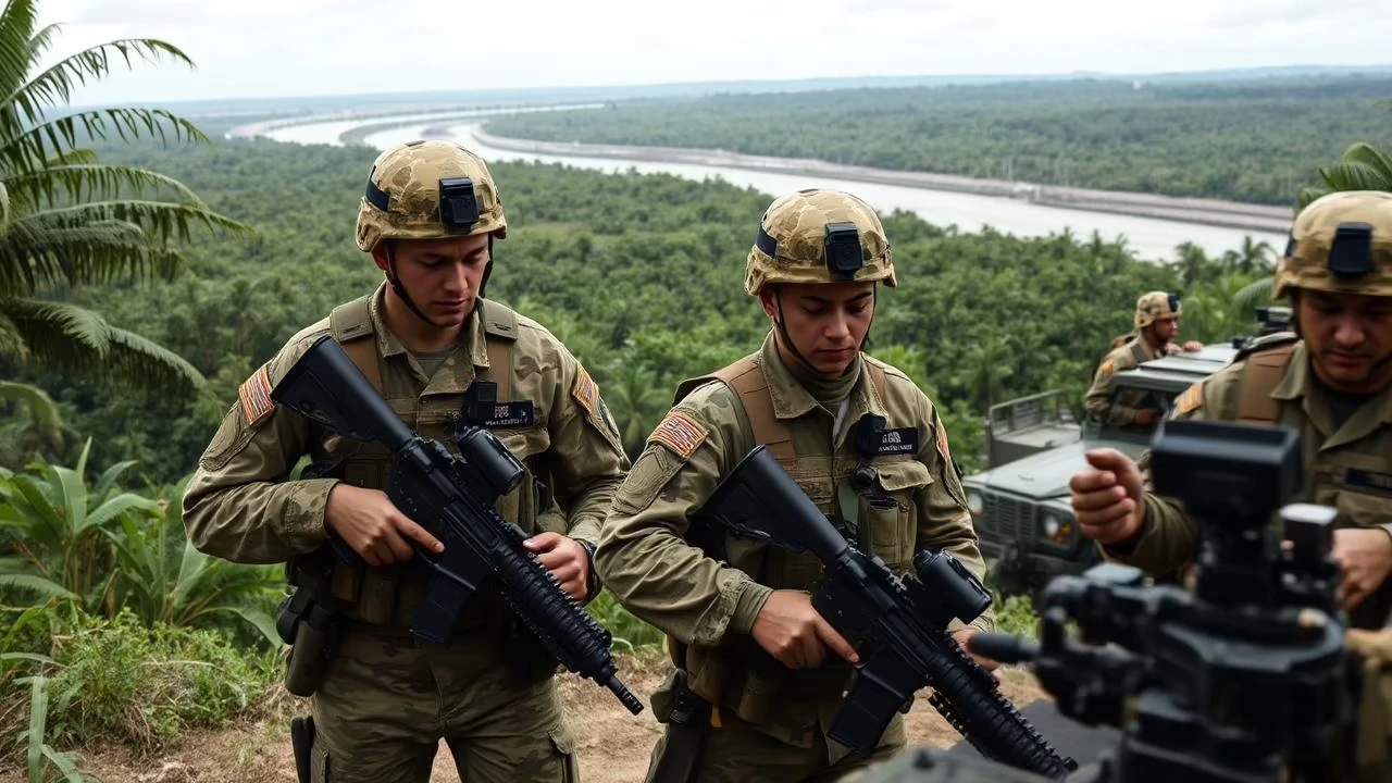 Panama Faces Unrest as American Forces Arrive for Canal Protection Exercises