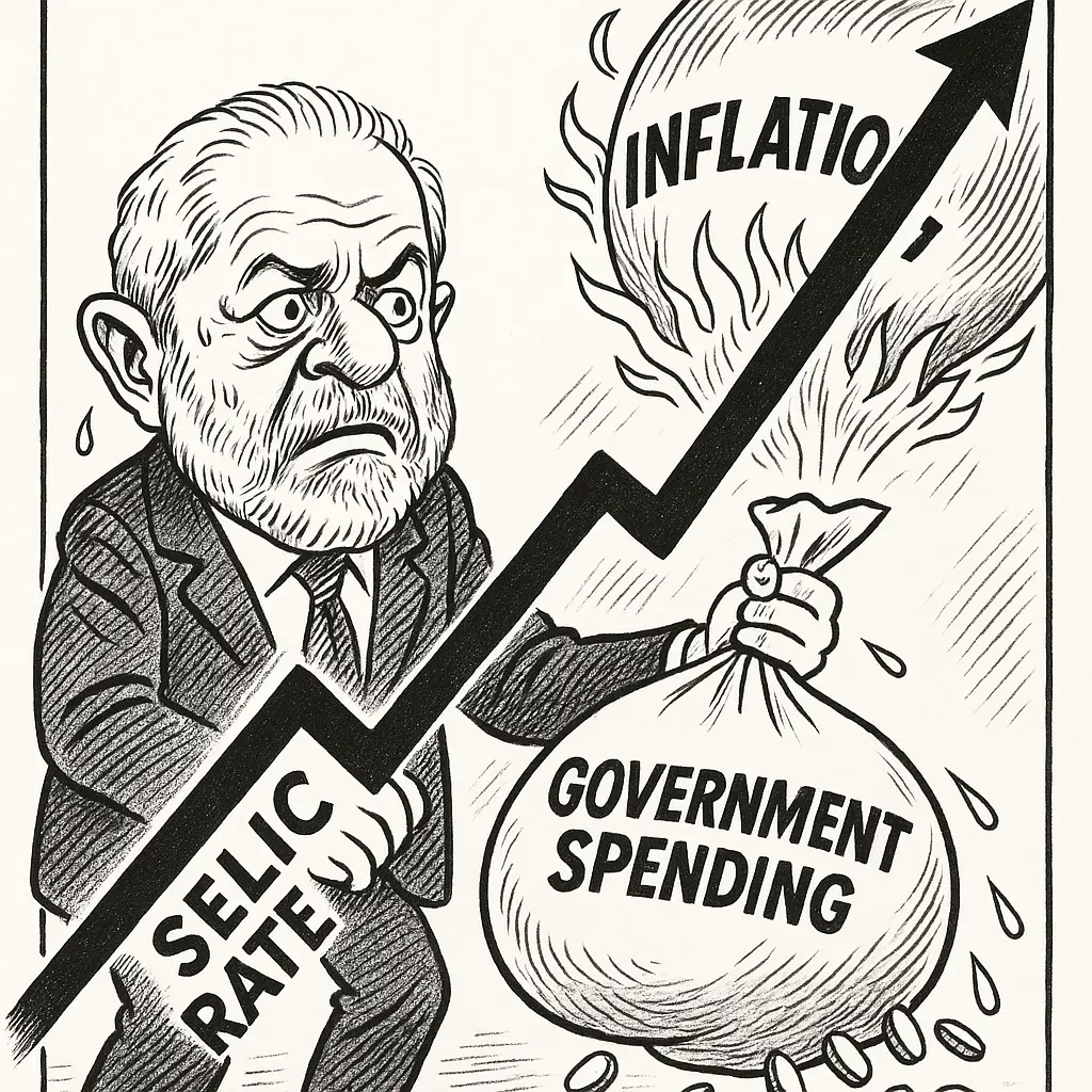 Selic Rate Hits 15%: Brazil’s High Interest Rates Aim to Tame Inflation and Spending