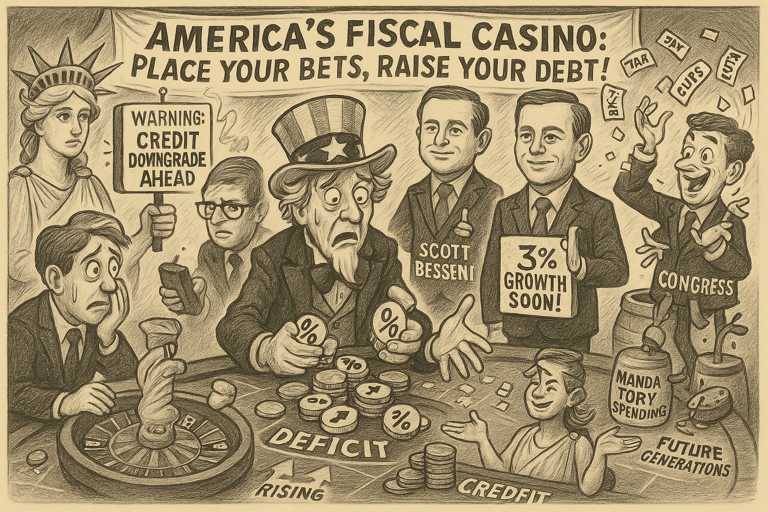 America’s Fiscal Alarm: Fitch, Congress, and Bessent Weigh Growth Against Debt
