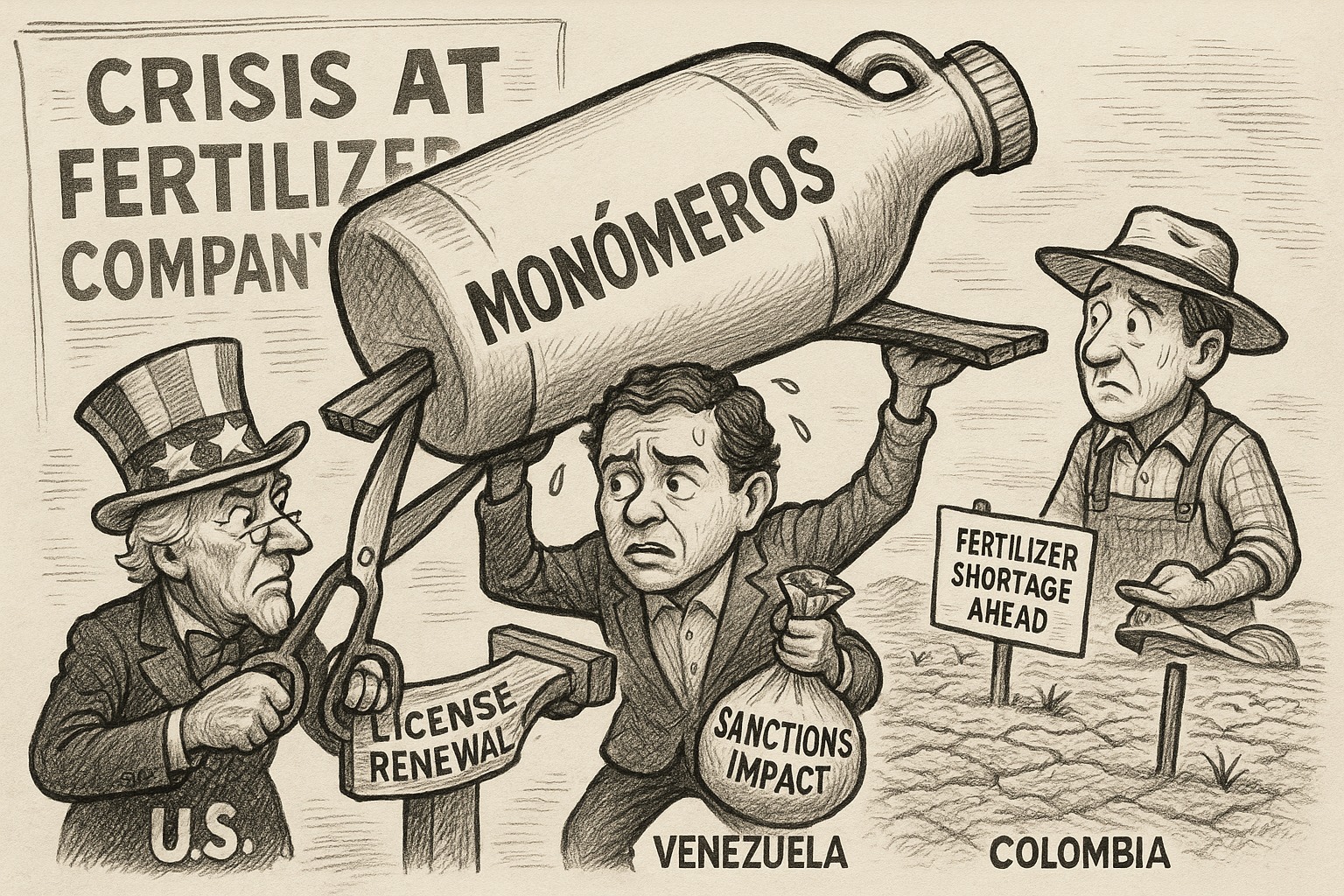Colombia’s Bet on Venezuelan Fertilizer Backfires as U.S. Targets Monómeros