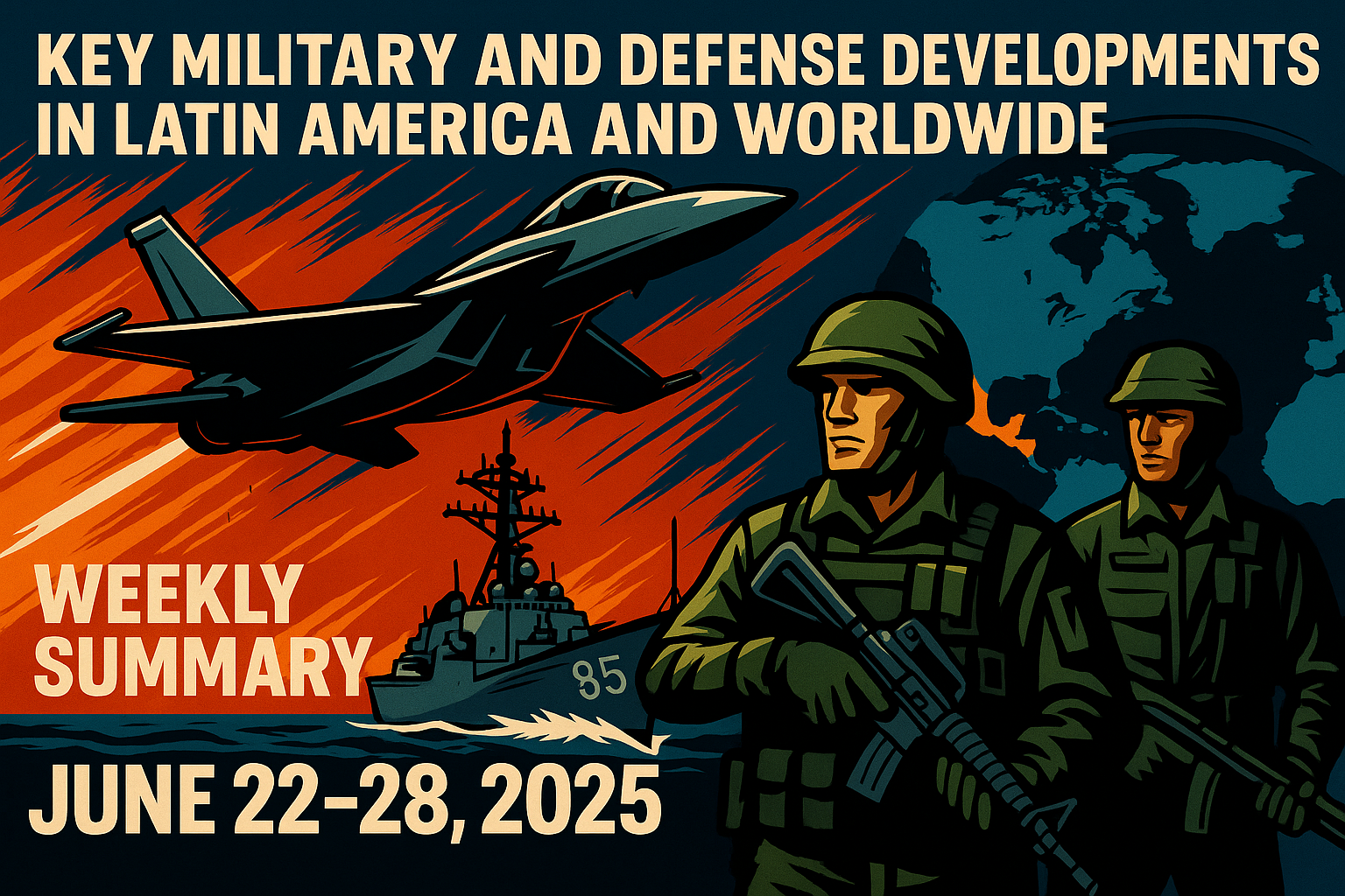 Key Military and Defense Developments in Latin America and Worldwide: Weekly Summary (June 22–28, 2025)