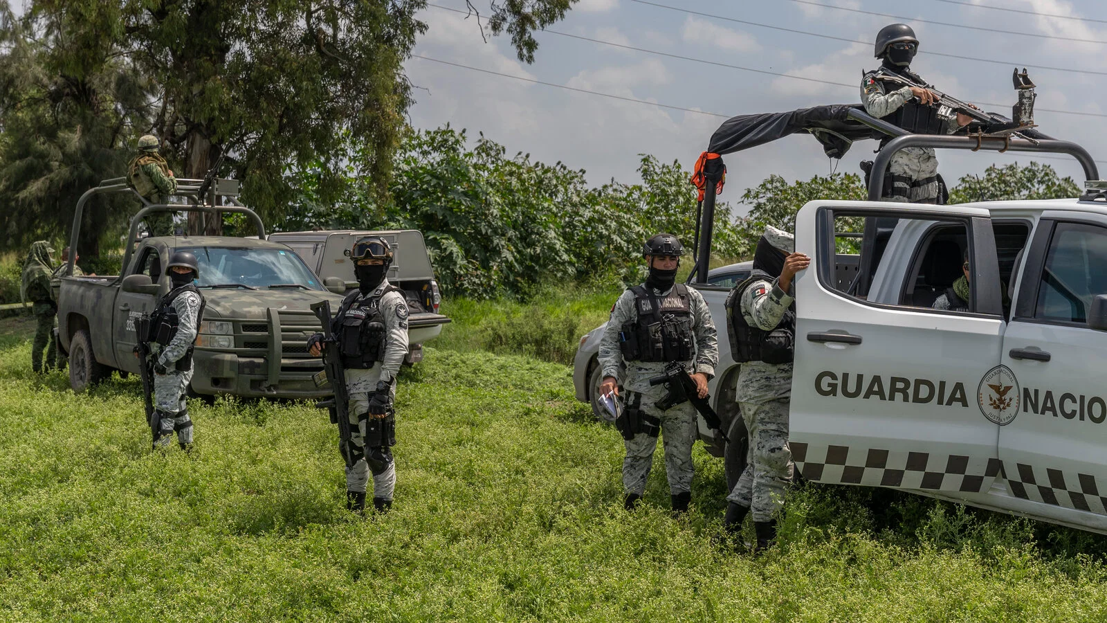 Mexican National Guard officers, the backbone of the World Cup 2026 security deployment under Plan Kukulkan (file photo)