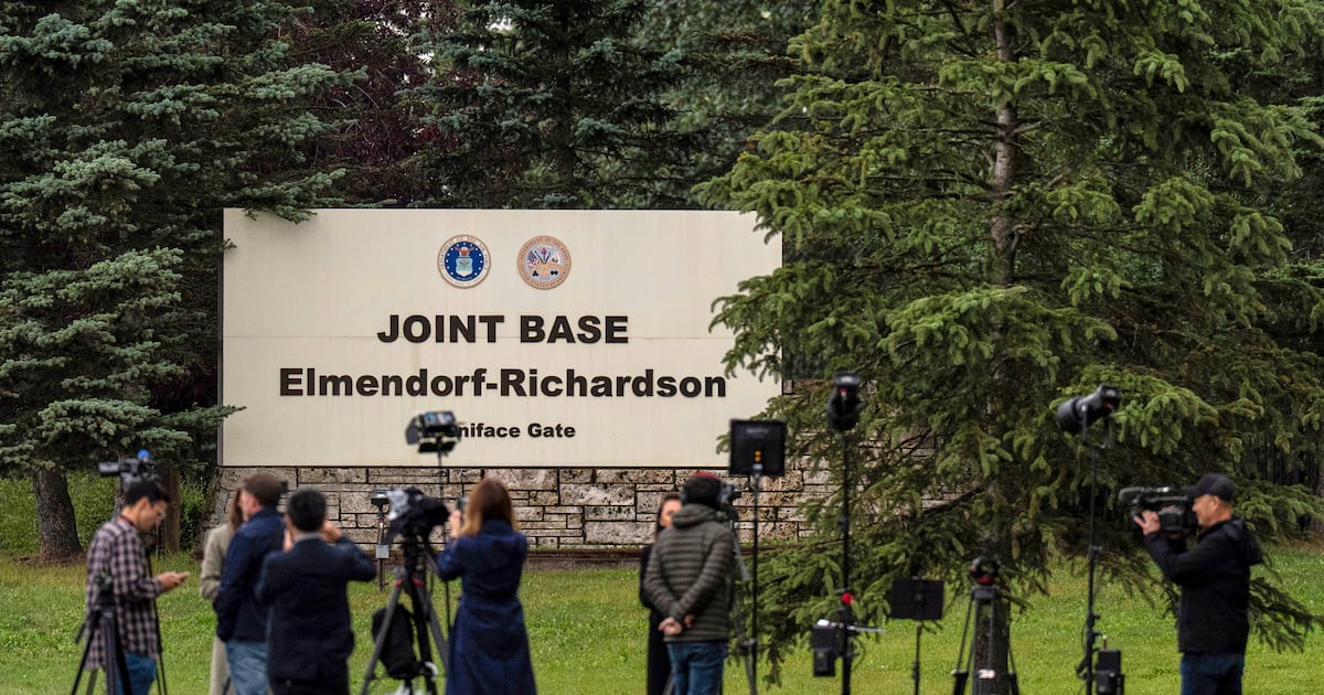 Trump and Putin Met at Cold War-Era Military Base in Alaska.
