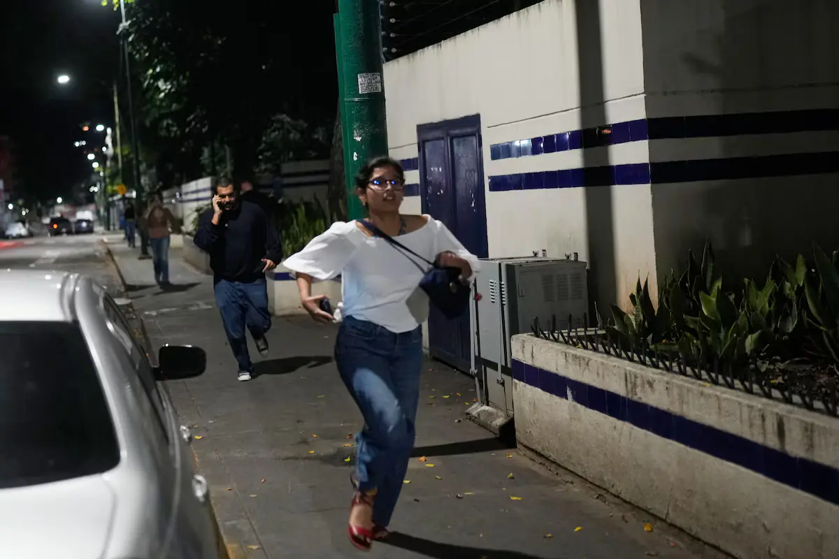 People in Caracas Start Running When They Heard the Explosions.