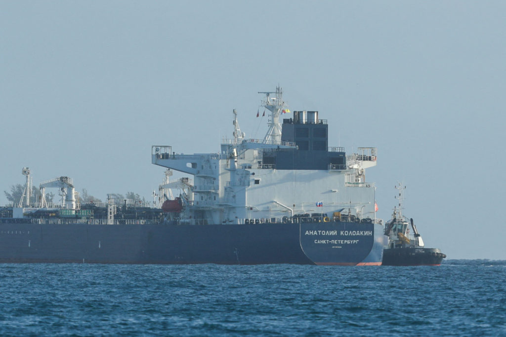Russian oil tanker heading to Cuba amid U.S. sanctions blockade