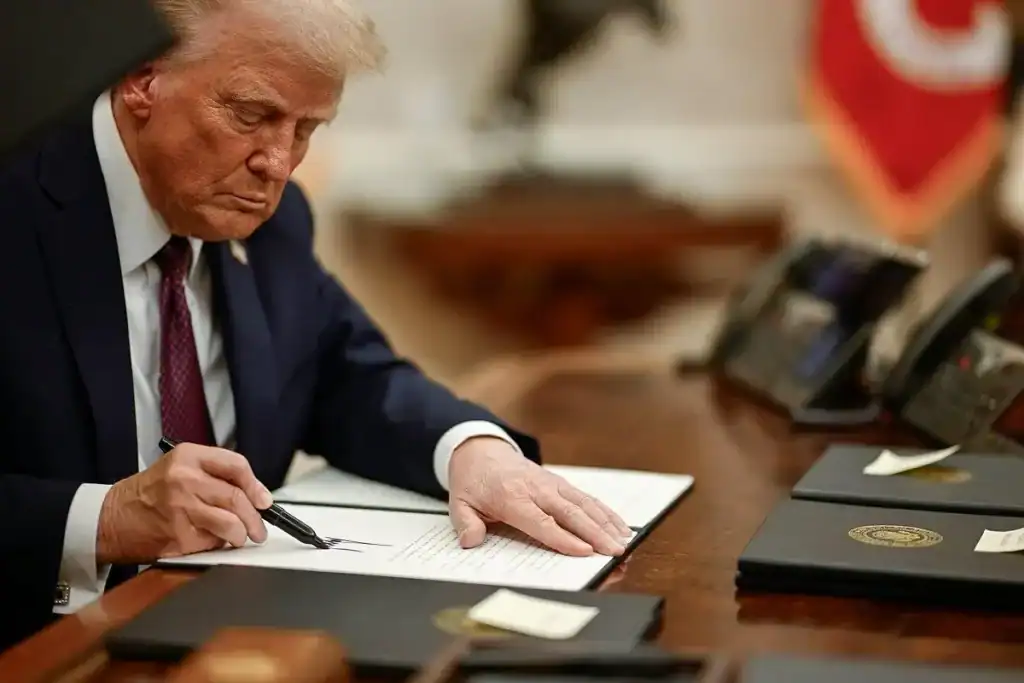 Donald Trump primetime address on US election security