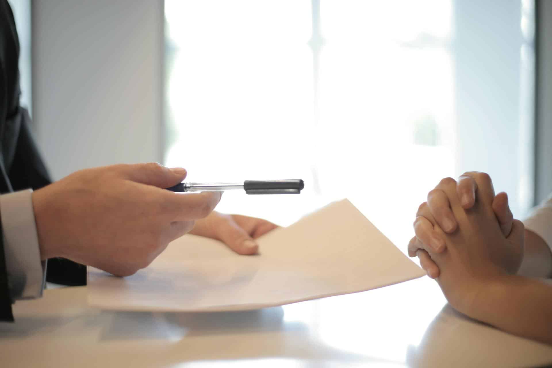 Signing documents for residence registration in Argentina