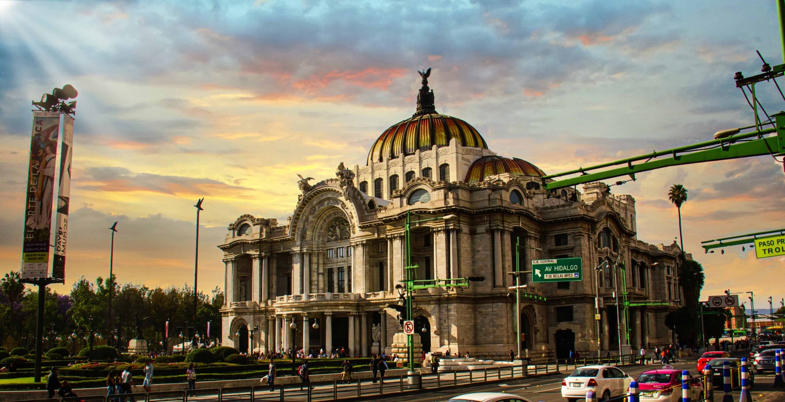 The Palacio de Bellas Artes in Mexico City this June