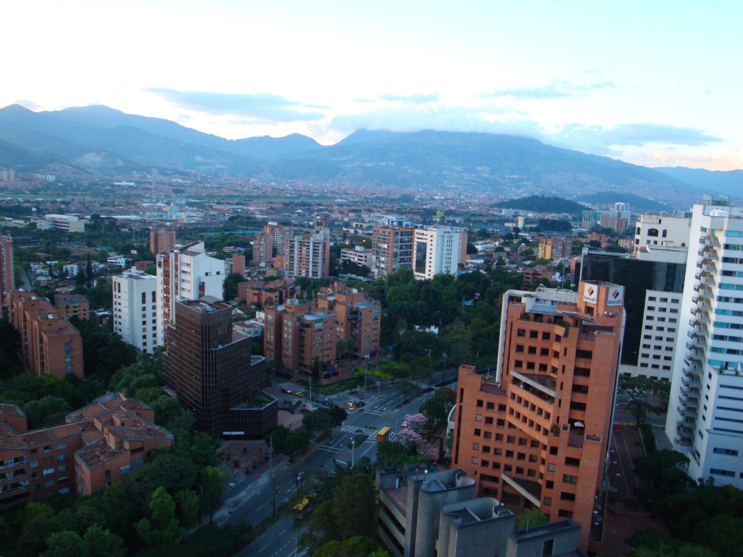 Medellin skyline illustrating residency in Colombia for expats