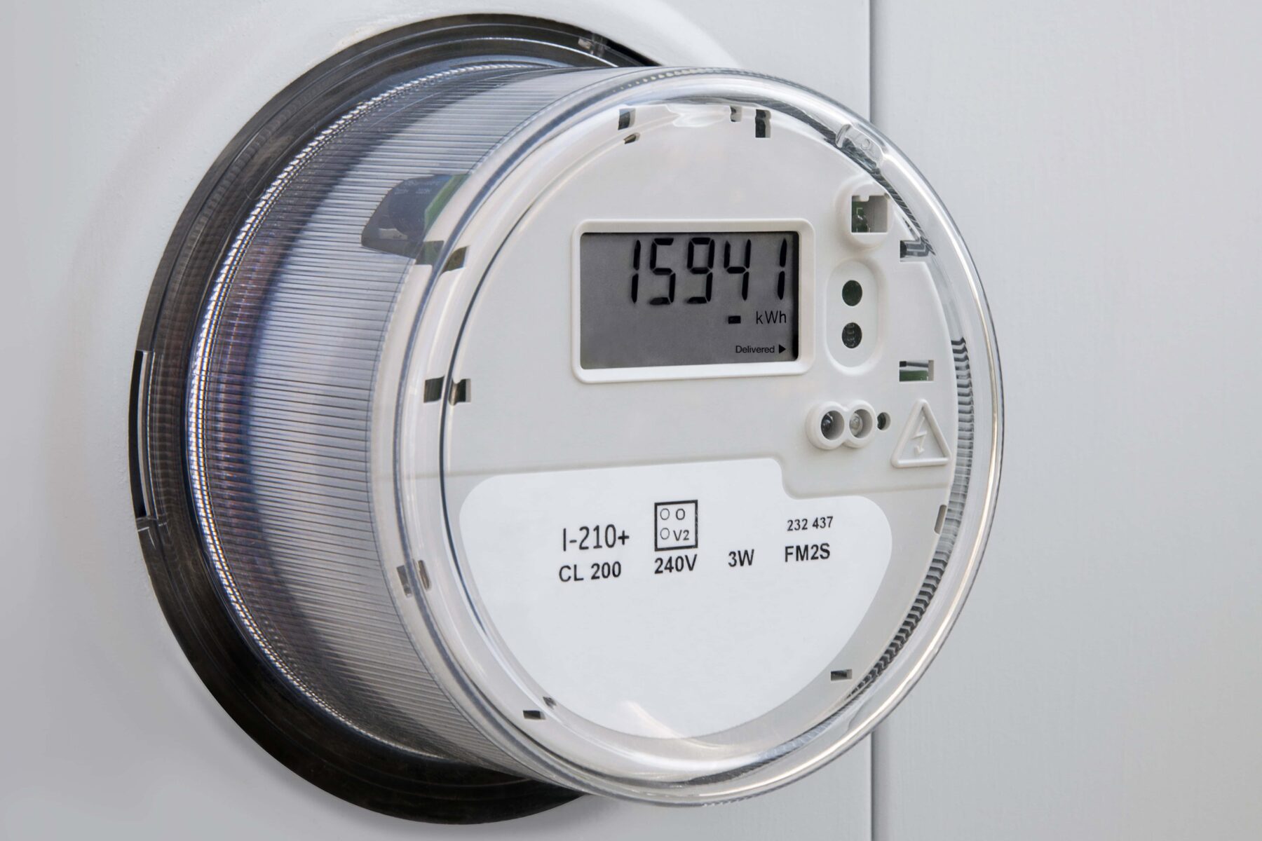 High-resolution electric utility meter for expats setting up utilities in Brazil