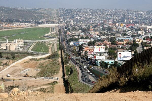 US Mexico border
