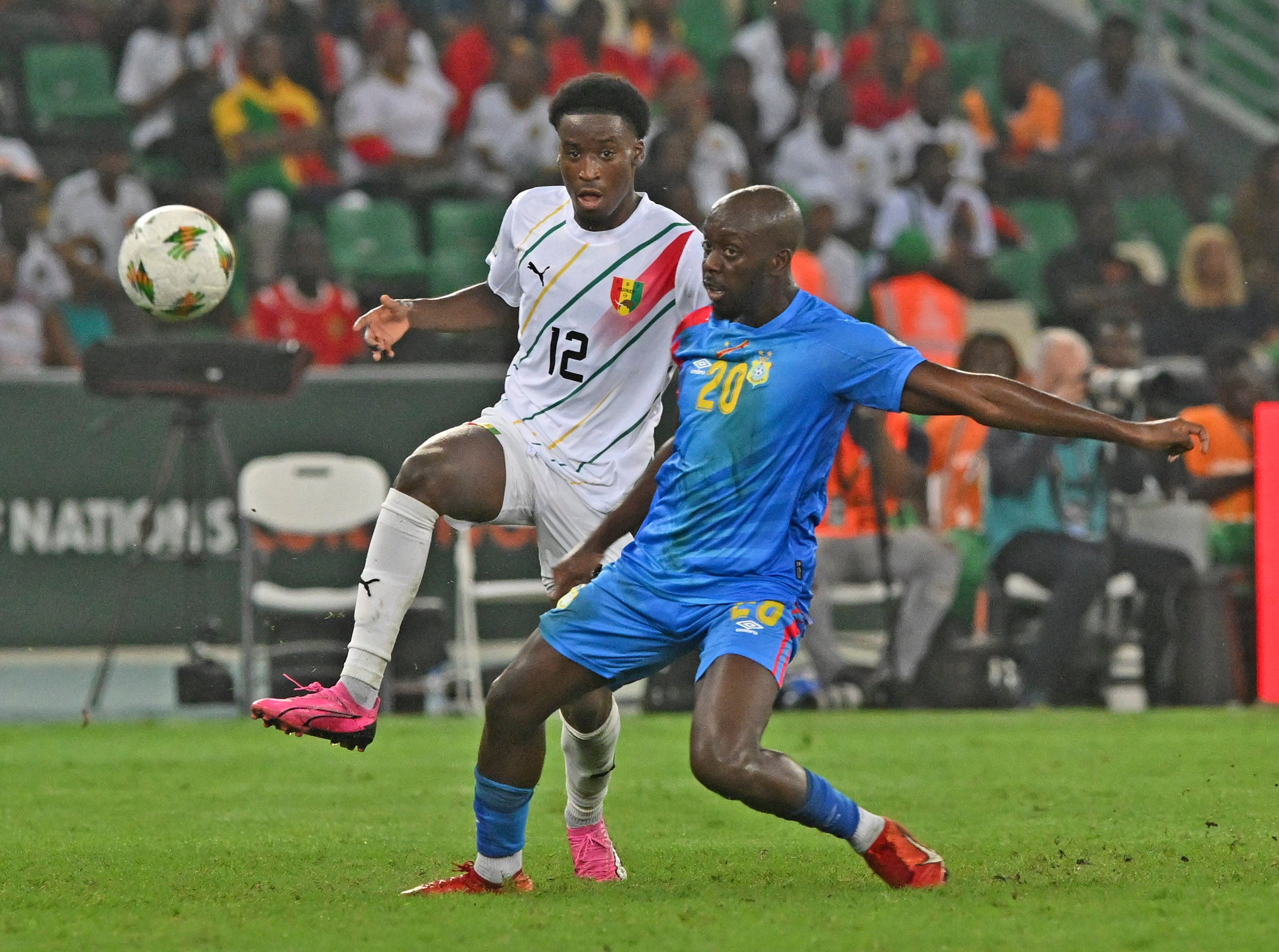 World Cup 2026 Colombia opponents DR Congo in action
