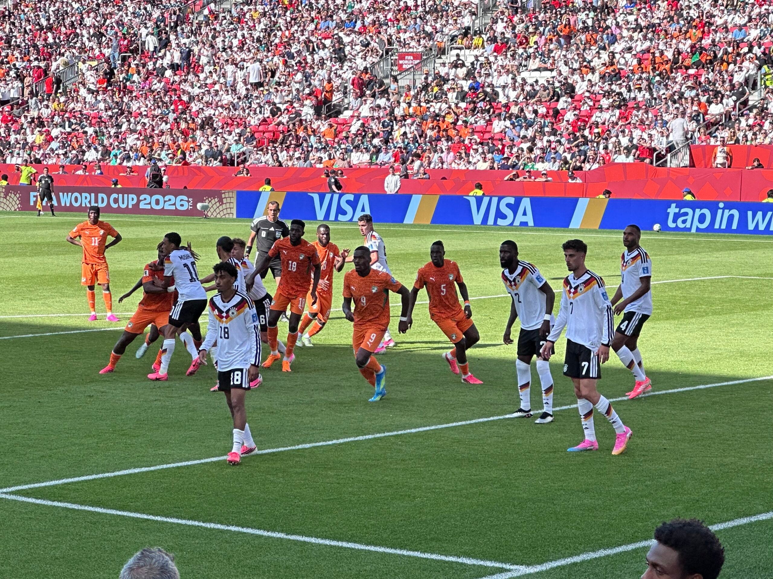 World Cup 2026 Germany in action before the Paraguay knockout match