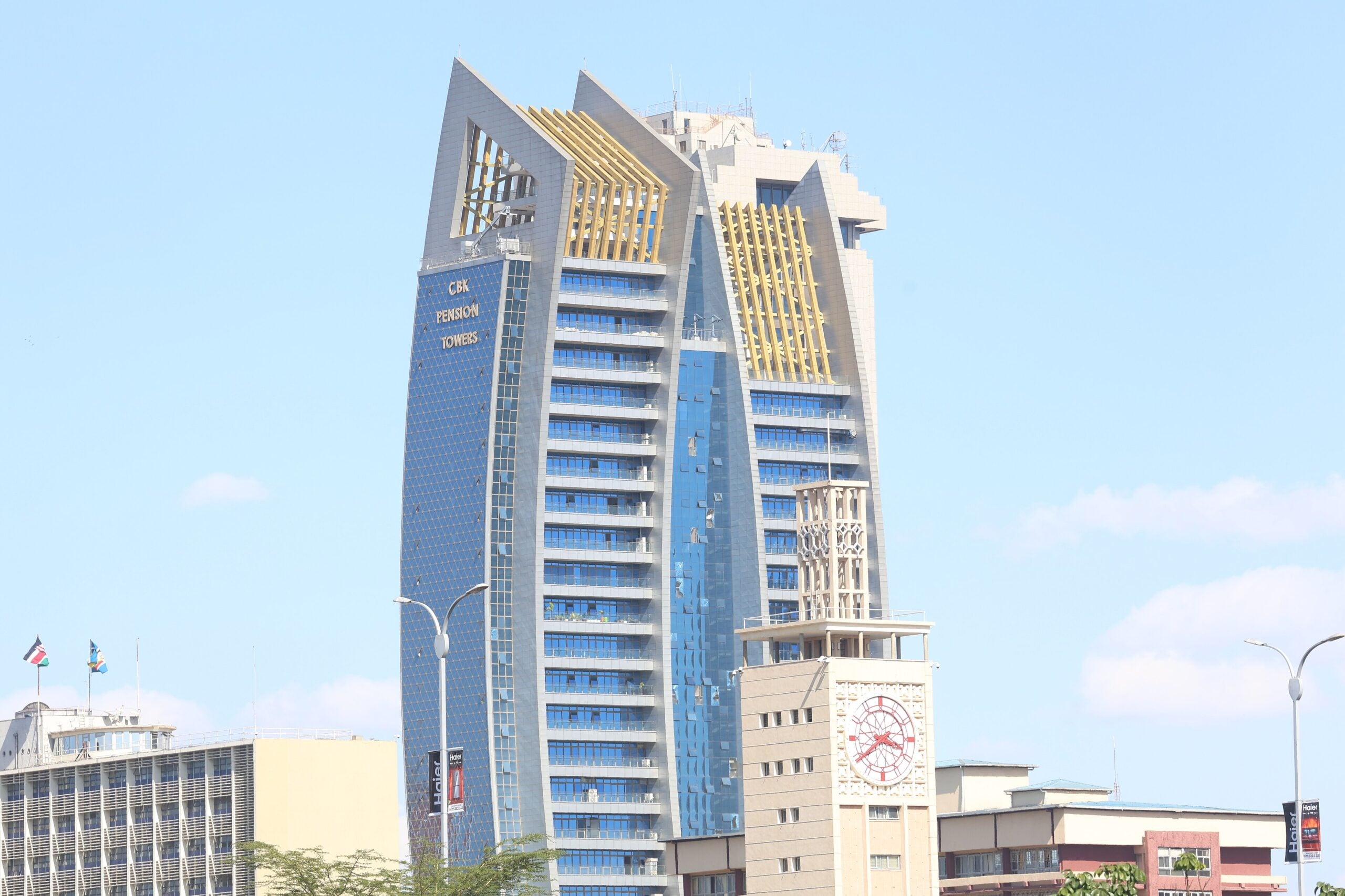 Kenya's debt market — Central Bank of Kenya tower in Nairobi