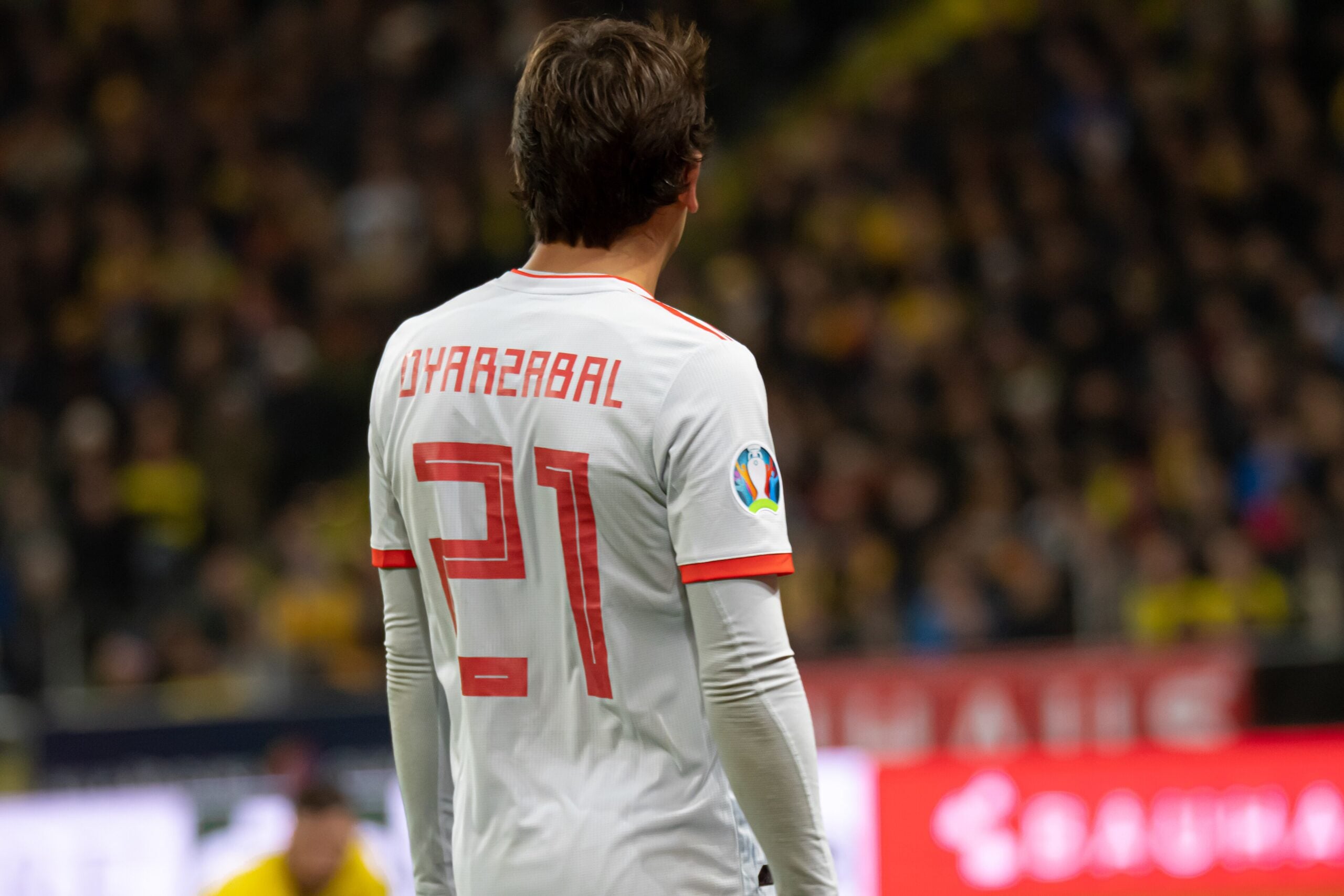 World Cup 2026 Spain forward Mikel Oyarzabal in the national team kit