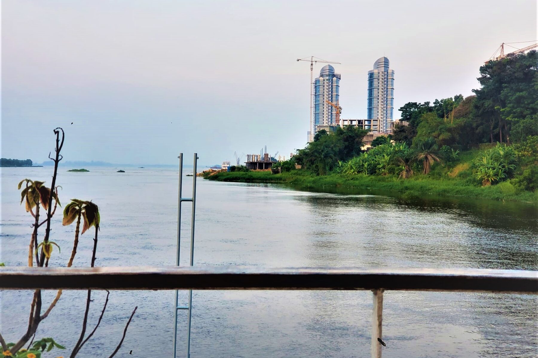 colonial-era remains — Kinshasa on the Congo River, DR Congo