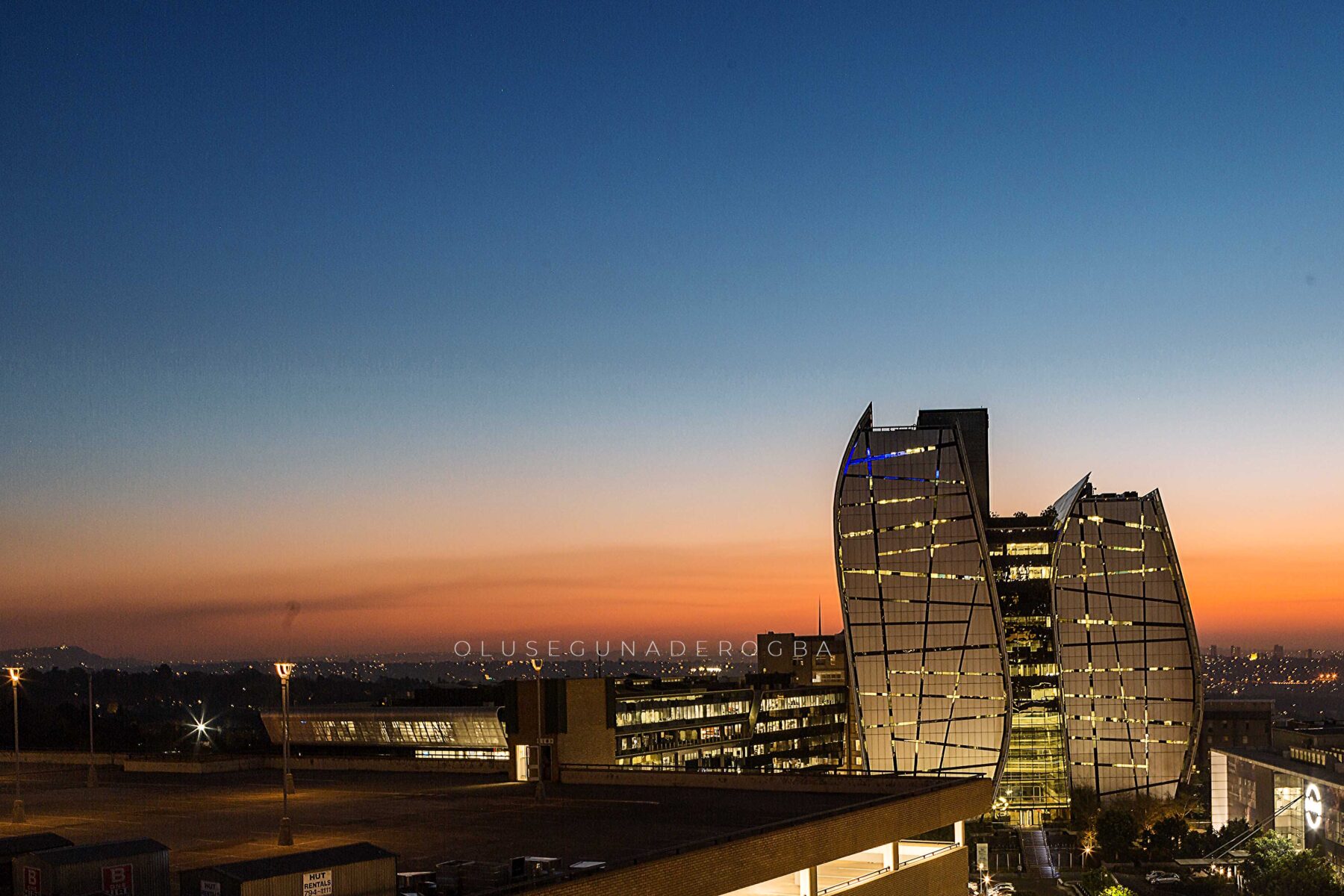 Sandton skyline Johannesburg South Africa financial district