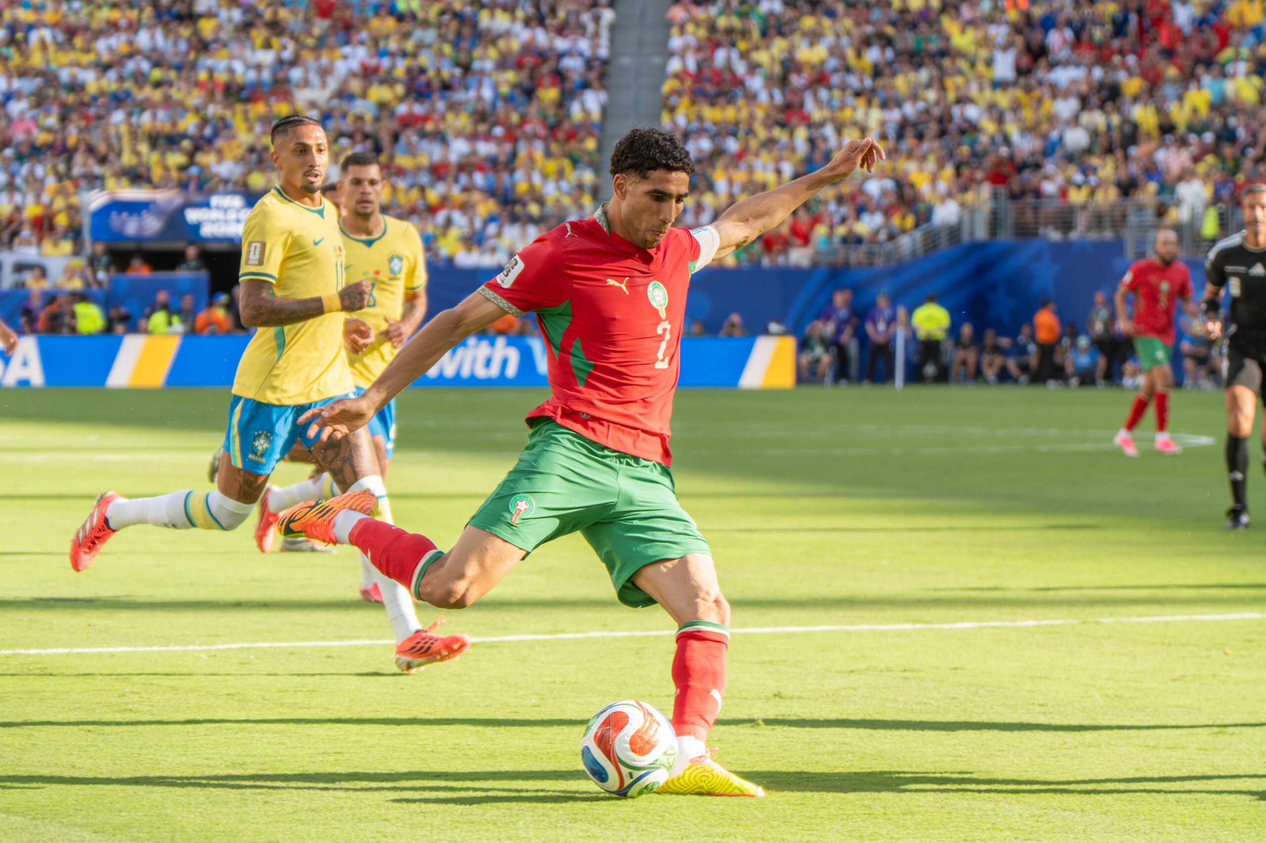 Morocco vs Haiti World Cup 2026 Morocco defender Achraf Hakimi