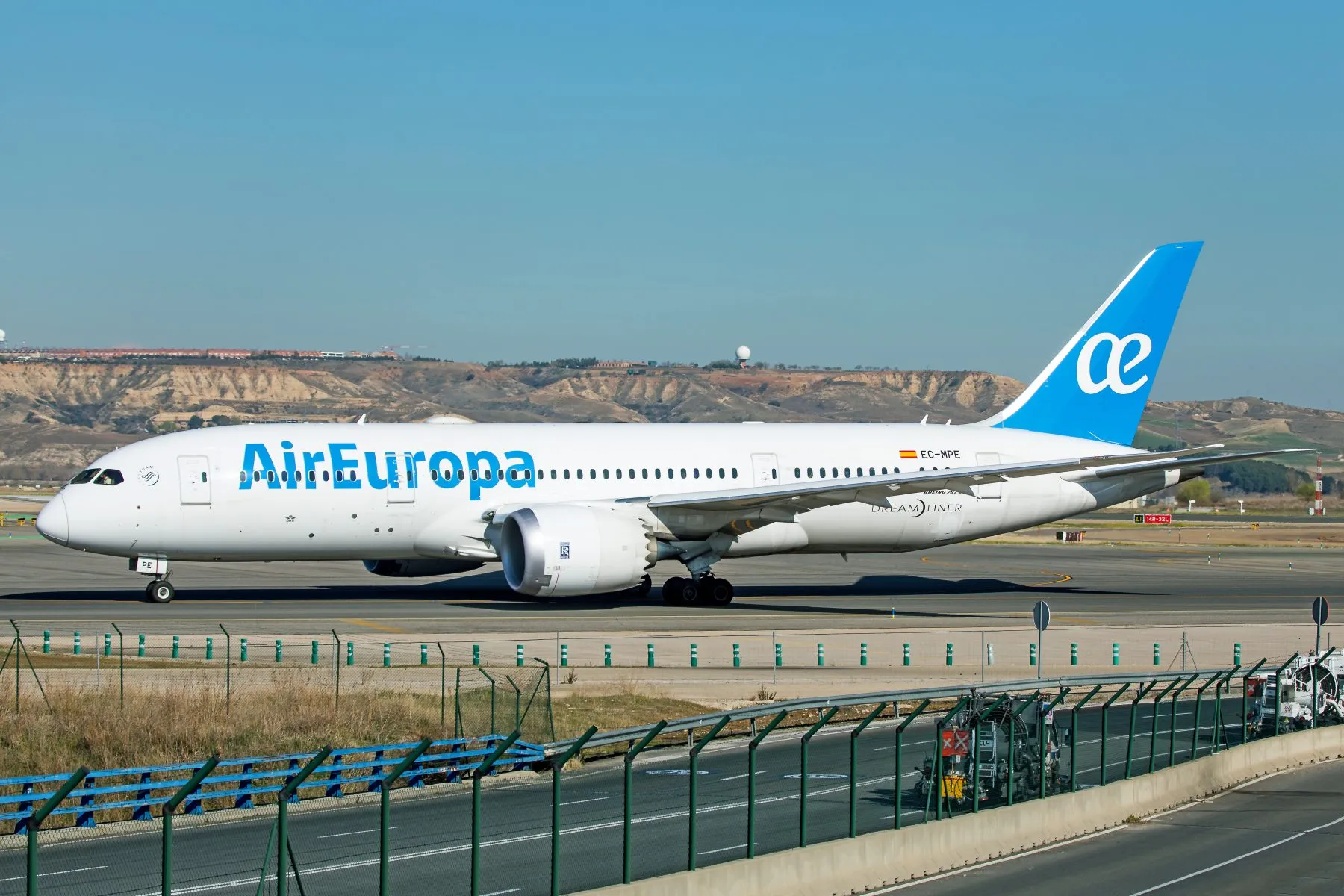 Air Europa Argentina aircraft on the tarmac at a Buenos Aires airport