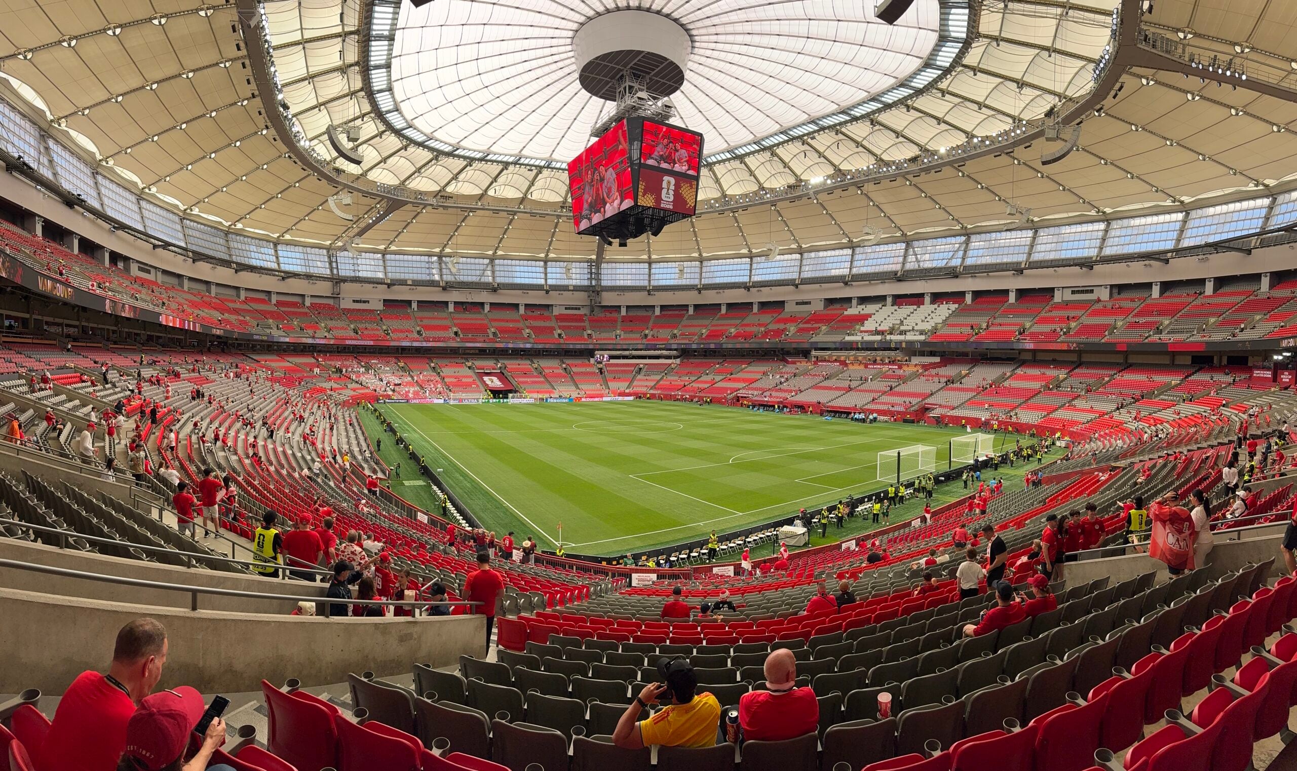 Canada vs Switzerland World Cup 2026 at BC Place in Vancouver
