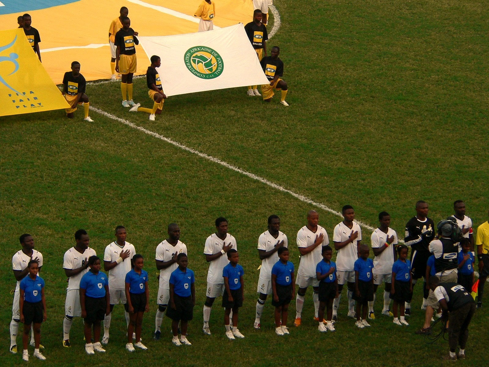 World Cup 2026 Ghana players line up before facing Croatia