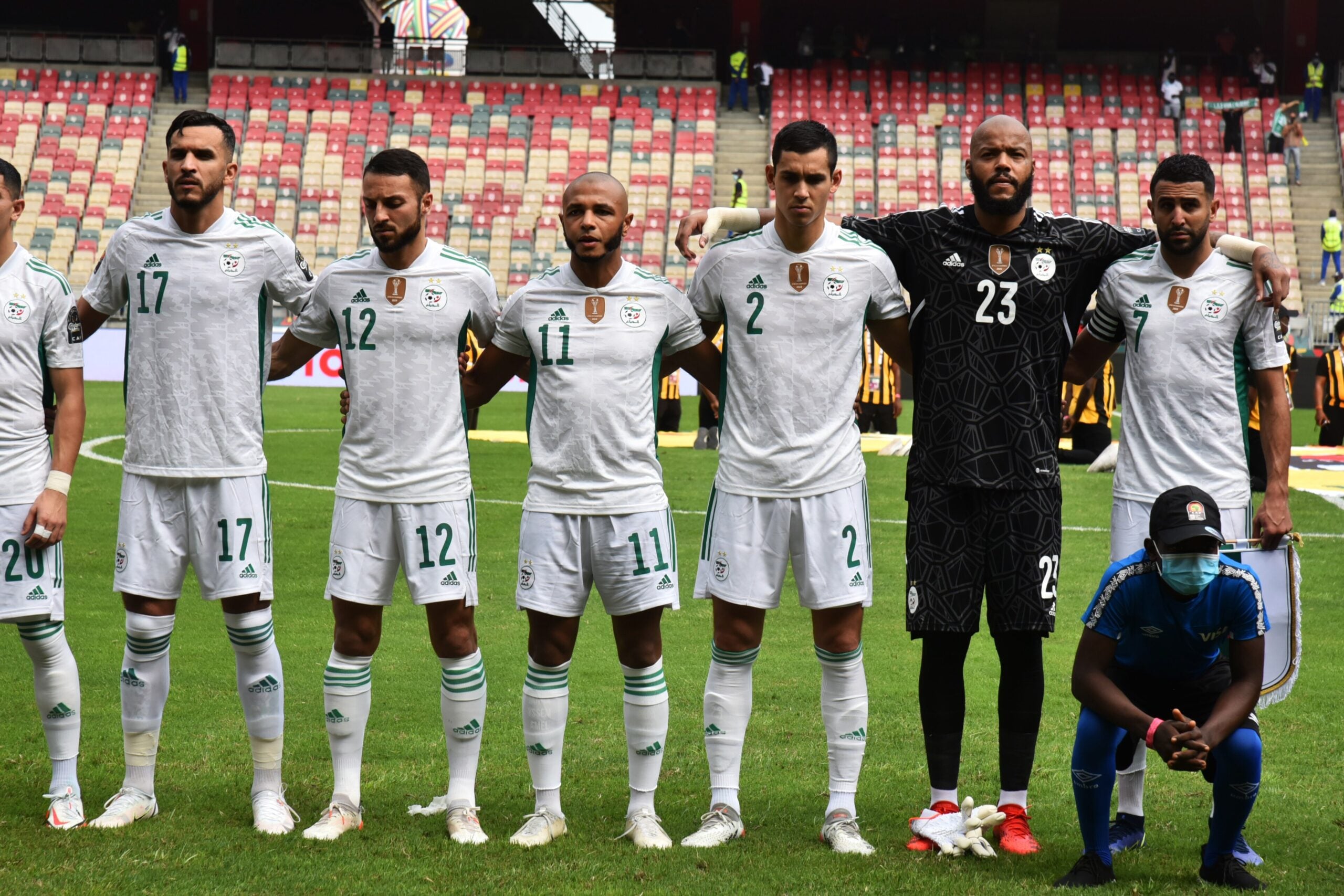 World Cup 2026 Algeria team lined up before facing Austria in Group J