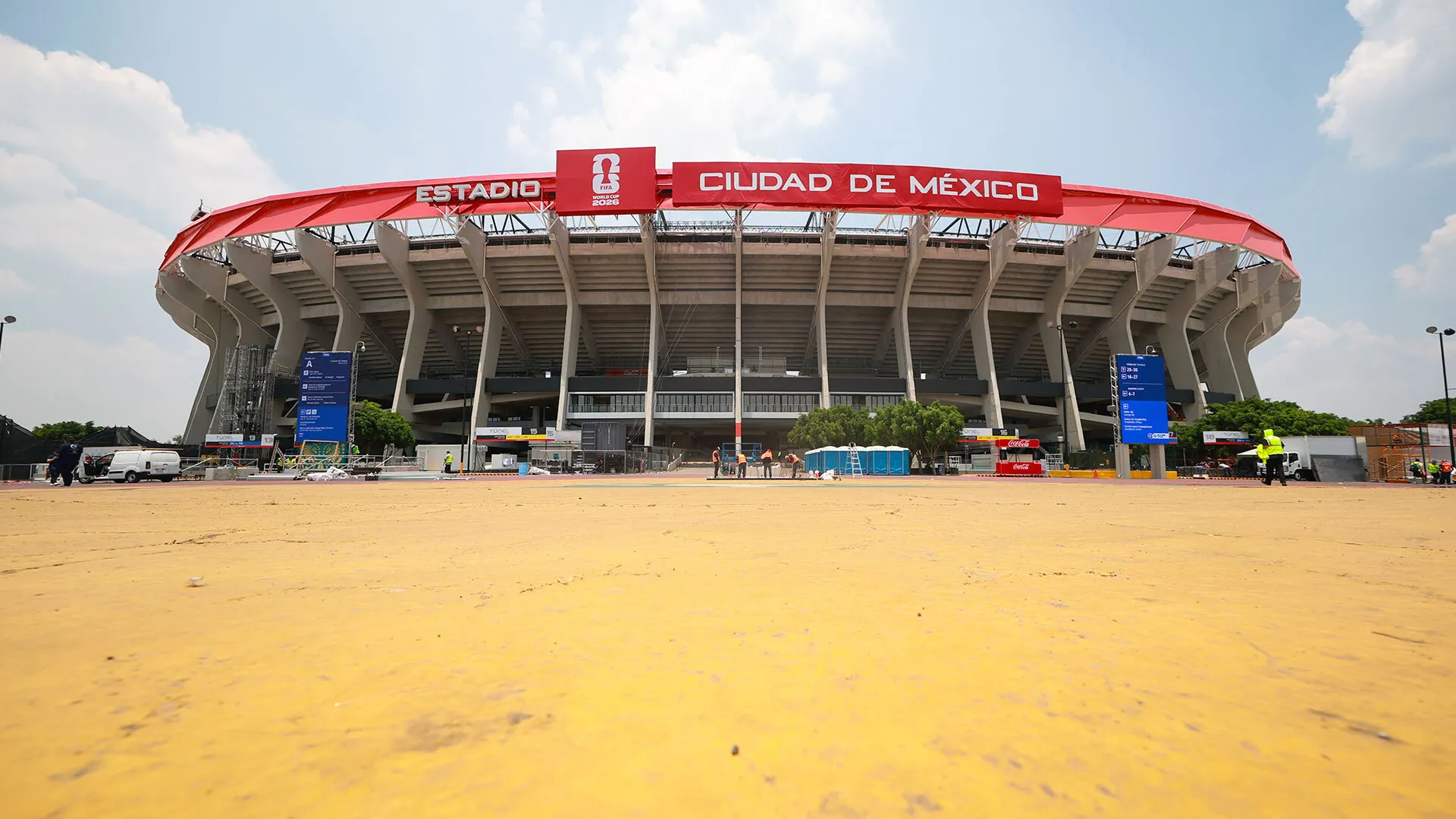 The Azteca Becomes First Stadium to Open Three Wor