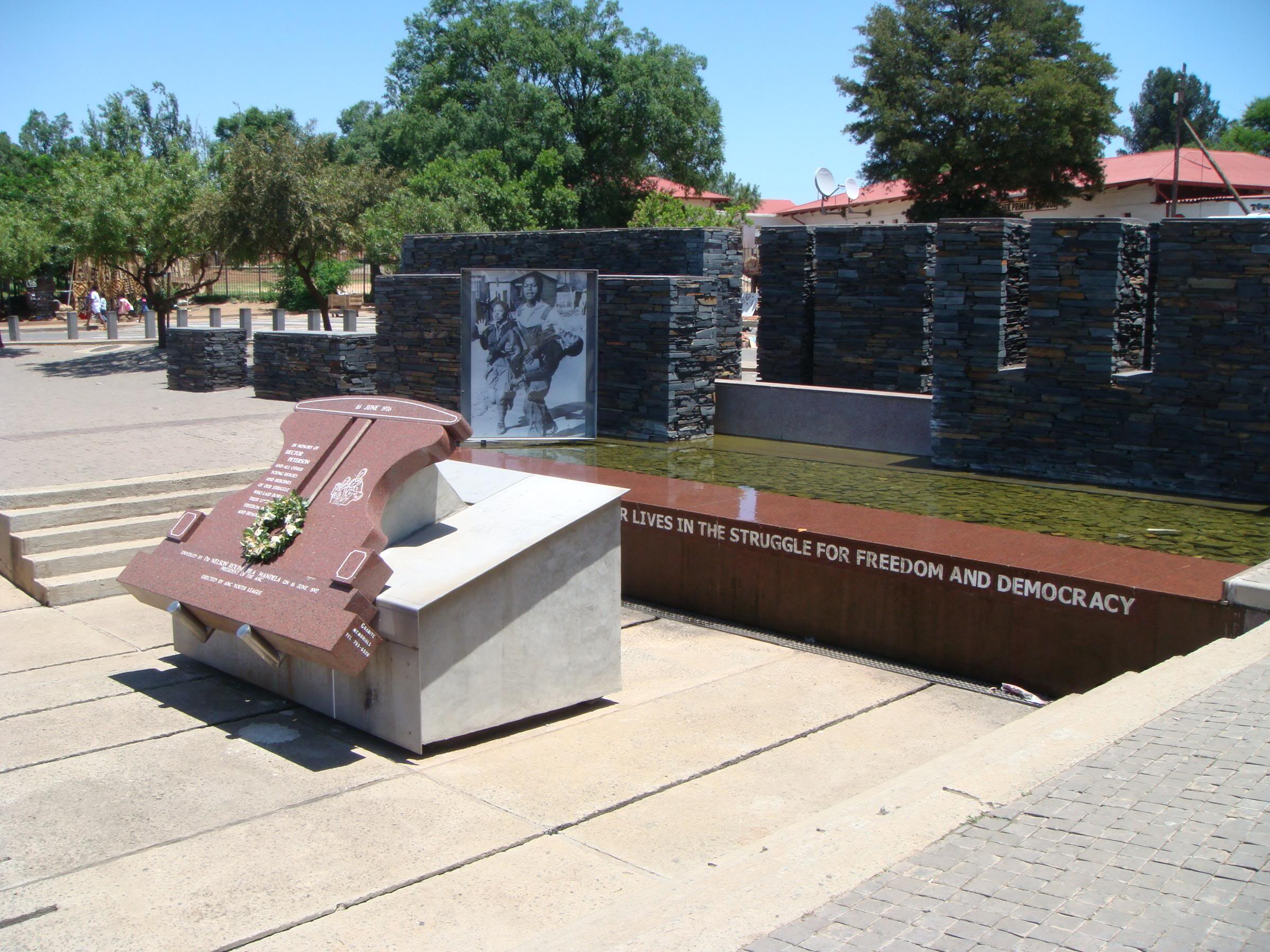 Soweto uprising 50th anniversary — the Hector Pieterson Memorial in Soweto, Johannesburg