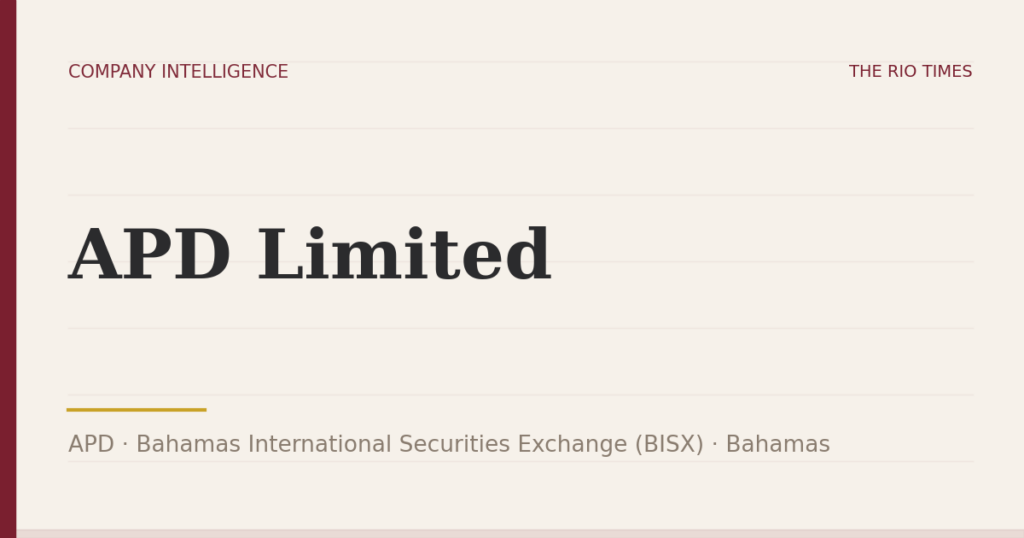 APD Limited (APD), listed on Bahamas International Securities Exchange (BISX), Bahamas